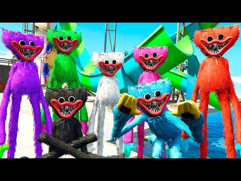 Видео: СПУСК СО СКОЛЬЗКОЙ ГОРКИ ЗА ХАГГИ ВАГГИ и КИСИ МИСИ Poppy Playtime в ГТА 5 МОДЫ! ОБЗОР МОДА в GTA 5