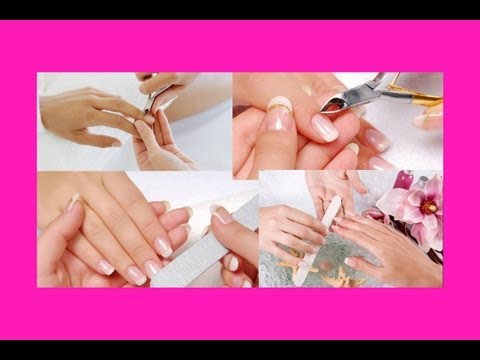 Видео: Как сделать классический маникюр / How to make classic manicure