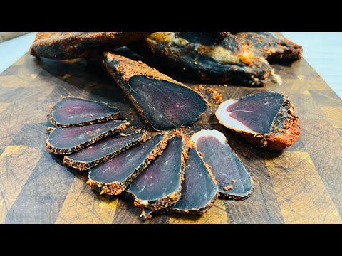 Видео: БАСТУРМА ИЗ МЯСА КОСУЛИ 🦌. Простой рецепт бастурмы из дичи…