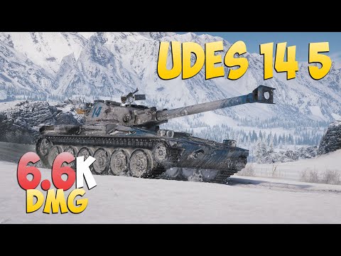 Видео: UDES 14 5 - 8 Kills 6.6K DMG - Сознательный! - Мир Танков