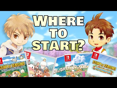 Видео: Какая игра серии Story of Seasons лучшая на Switch? Сравнение 5 игр!