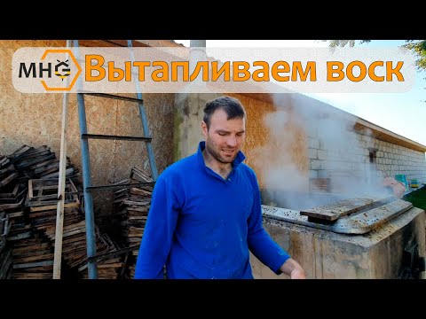 Видео: Как мы перетапливаем сушь в воск