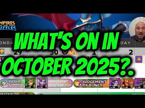 Видео: Календарь Empires & Puzzles на октябрь 2025 г. Посещение экипировщиков Астральные демоны и призыв...