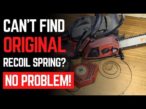 Видео: Самодельная возвратная пружина для бензопилы Dolmar