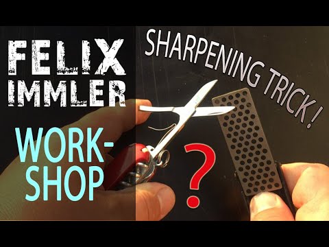 Видео: Знаете ли вы секрет заточки ножниц Victorinox? - SAK custom & maintenance (17/20)