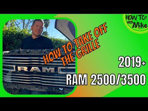 Видео: Как снять решетку радиатора с RAM 2500 / 3500 2019 2020 2021 2022 2023 2024 | M&R Automotive