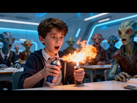 Видео: Классу было приказано продемонстрировать примитивное оружие — он достал зажигалку Zippo и аэрозол...