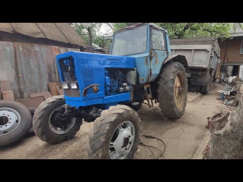 Видео: Проект МТЗ 82. Пробуем выезжать