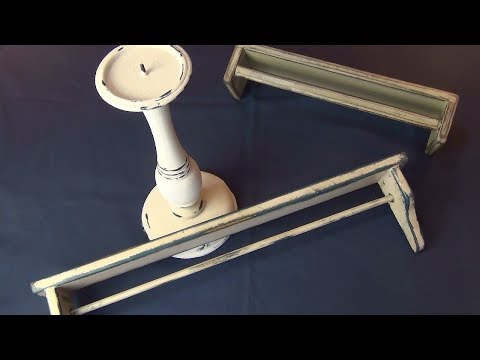 Видео: Легкий способ старения с меловой краской на основе соды