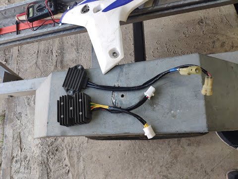 Видео: Реле регулятор напряжения китайского скутера на мотоцикл