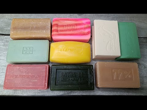 Видео: Soap Cutting🧼ASMR🔪Резка сухого мыла 196