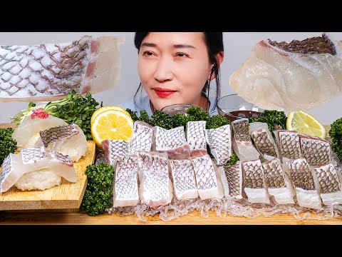 Видео: САШИМИ ИЗ КРАСНОГО МОРСКОГО ЛЕЩА АСМР МУКБАНГ EATING SOUNDS