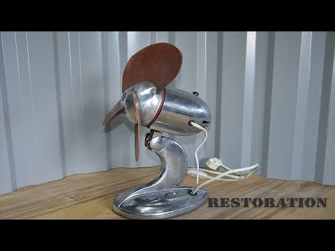 Видео: Восстановление советского вентилятора 70х годов. Restoration Old USSR fan.