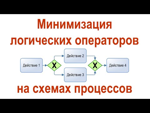 Видео: 4 метода минимизации логических операторов на графических схемах бизнес-процессов