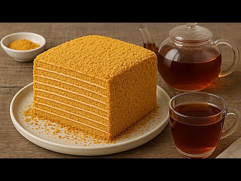 Видео: Такой Медовик вы еще не пробовали! Рецепт легендарного торта 🍯🎂