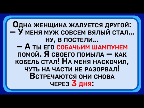Видео: Как Жена Помыла Мужа Собачьим Шампунем! Сборник Анекдотов №12 Юмор!