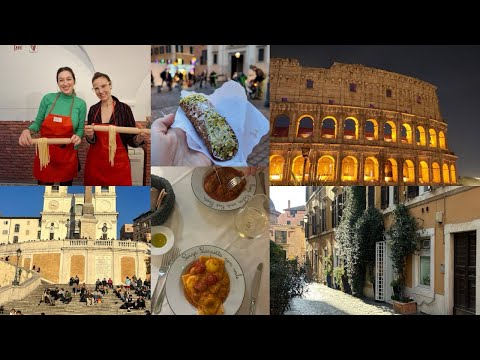 Видео: 3 дни в Рим: гледки, хапване и правене на паста | част 1