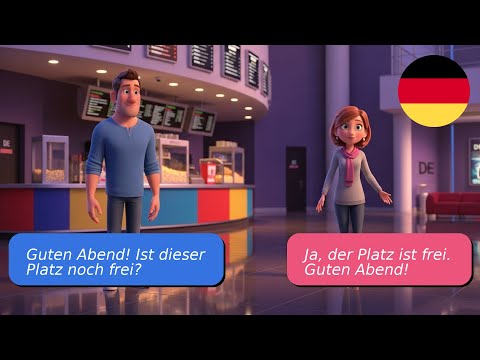 Видео: 5 простых диалогов на немецком языке A1 A2 | В кино
