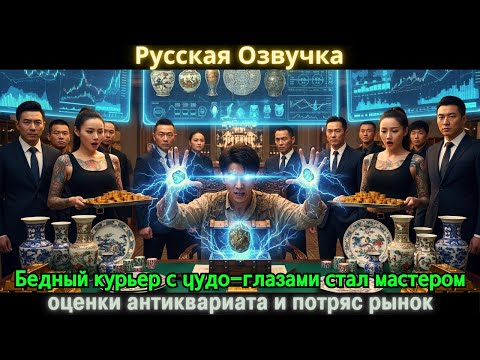 Видео: Бедный курьер с чудо-глазами стал мастером оценки антиквариата и потряс рынок.#дорама#2025