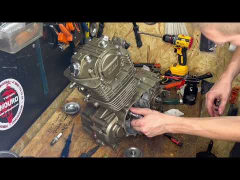 Видео: Переборка двигателя 172fmm-a5 (5ст, баланс вал) Fireguard trail 250 часть 2