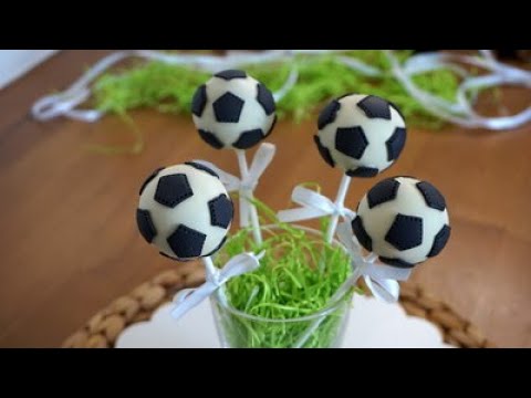 Видео: ⚽ Кейк Попсы ФУТБОЛЬНЫЙ МЯЧ.Как сделать футбольный мяч.Cake Pops FOOTBALL