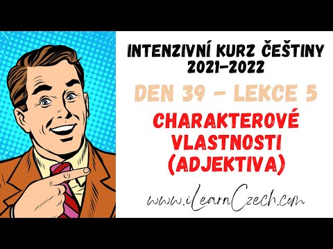 Видео: Курс чешского 39.5: Черты характера (прилагательные)