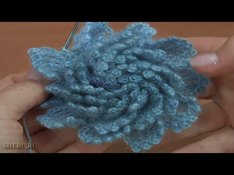 Видео: Нежный цветок крючком Урок 169