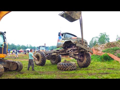 Видео: ДА ОНИ ПРОСТО ПСИХИ! УРАЛ 6х6, БРДМ, ГАЗ 66, ЗИЛ 4х4, Садко. Гонка грузовиков на бездорожье 2023