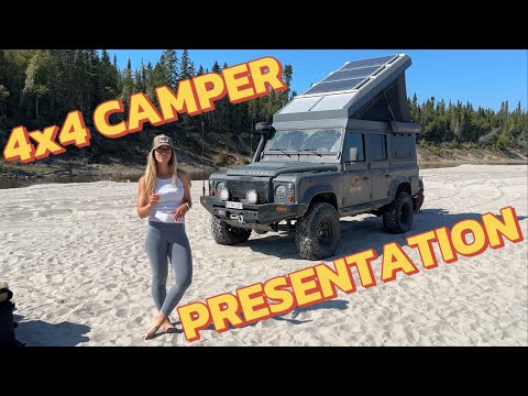 Видео: Экскурсия по нашему кемперу Land Rover Defender (мы постоянно находимся в дороге в этом внедорожн...