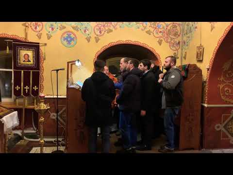 Видео: Русское Византийское пение на бдении.