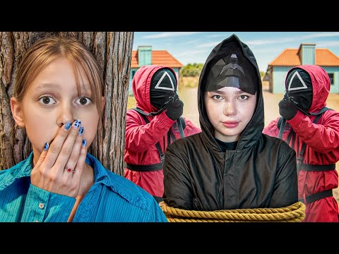Видео: Я сделал игру с кальмаром в реальной жизни! Ужас | Амелька Карамелька Темные истории 😱