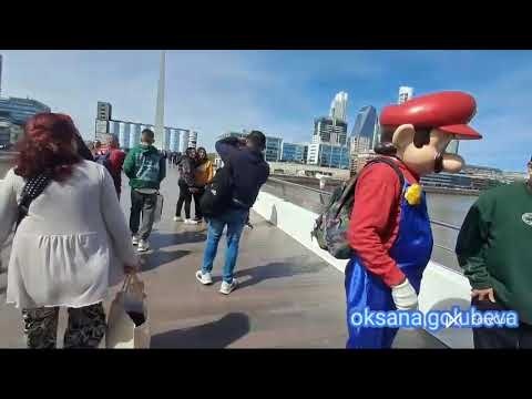 Видео: Прекрасная прогулка по Puerto Madero Argentina