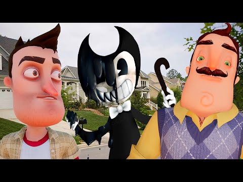 Видео: ШОУ ХРИПЛЫХ!СЕКРЕТНОЕ ЛОГОВО БЕНДИ!ПРИВЕТ СОСЕД ГАРРИС МОД!HELLLO NEIGHBOR 2 GARRY'S MOD!BENDY!GMOD