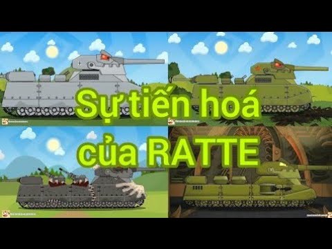 Видео: Sự Tiến Hóa Của Ratte - Tank Z | Мультик про танки .