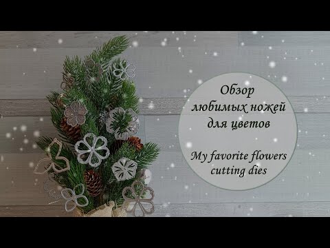 Видео: Обзор любимых ножей для цветов / My favorite flowers cutting dies