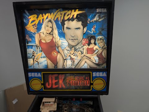 Видео: Ремонт пинбола Baywatch (Sega)