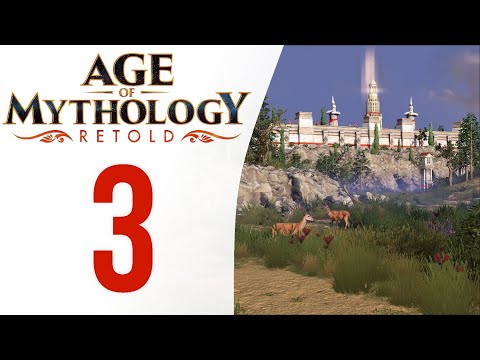 Видео: Начало начал ⚡ Прохождение Age of Mythology: Retold #3 [Падение трезубца]