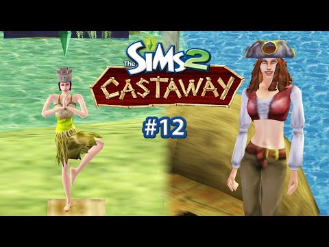 Видео: Sims castaway PSP | Из королевы лам в королеву пиратов | Прохождение №12