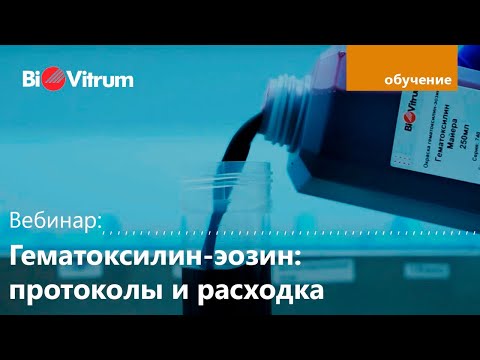 Видео: Гематоксилин-эозин: протоколы и расходка