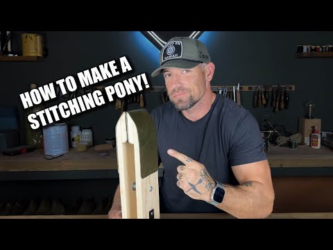 Видео: Как сделать пони-шитьё! Кожаное ремесло для начинающих