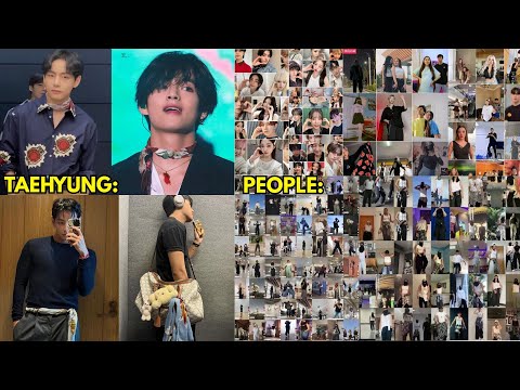 Видео: Ким Тэхён — король трендов✨ Его уникальный стиль и знаковые жесты формируют мировую культуру.