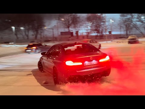 Видео: Зимний дрифт в Москве!❄️ ВРЫВАЕМСЯ В 2025