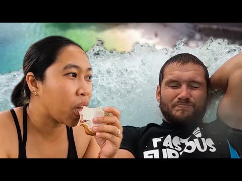 Видео: Поехали большой русско-филиппинской семьёй в аквапарк