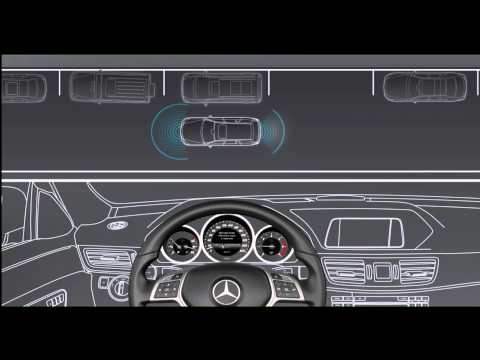 Видео: Активная система помощи при парковке с камерой заднего вида на Е-классе