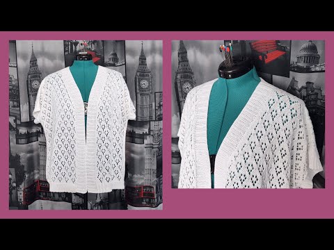 Видео: Как вязала кофточку из пряжи Schachenmayr Pyramid Cotton/Описание