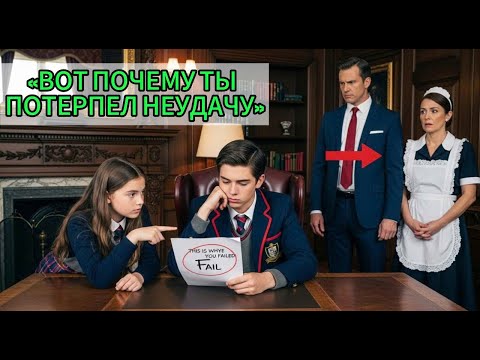 Видео: Сын миллиардера проваливал все экзамены… пока дочь домработницы не раскрыла секрет