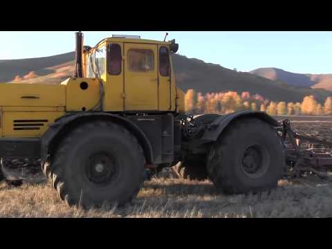 Видео: Кировец К-700, МТЗ-1221, ЮТО-1304. ПАШНЯ