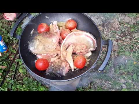 Видео: БУГЛАМА из Рыбы по Кавказски.УХА ИЗ РЫБЫ.BALIG BUĞLAMASI KAVKAZ MƏTBƏXİ. ENG SUB