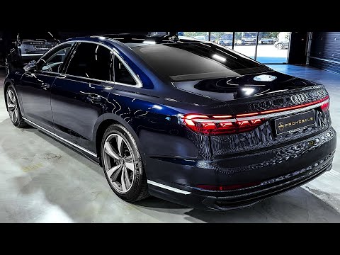 Видео: 2025 Audi A8 — харизматичный роскошный корабль в деталях