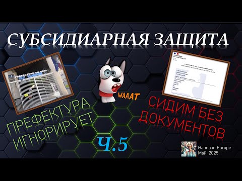 Видео: 15. Франция. Оставили без документов API (APD) на Cубсидиарной защите #refugees